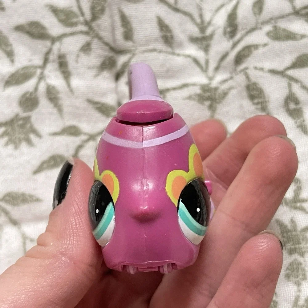 WALKABLE ANGEL FISH #2126 - Littlest Pet Shop - Hasbro LPS Tropical‎ Pink Fish